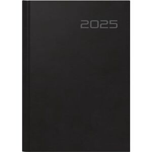 rido/idé Book Calendar Model Futura 2 (2025), 2 Pages = 1 Week, A5, 176 Pages, Balacron Cover, Black rido/idé Book Calendar Model Futura 2 (2025), 2 Pages = 1 Week, A5, 176 Pages, Balacron Cover, Black