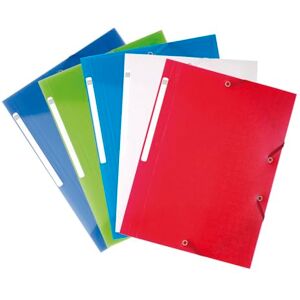 Exacompta Ref 55879E Chromaline Collection Elasticated 3-Flap Folders Suitable for Storing A4 Documents, 0.5mm Polypropylene, Spine Label Assorted Colours (Pack of 10) Exacompta Ref 55879E Chromaline Collection Elasticated 3-Flap Folders Suitable for Storing A4 Documents, 0.5mm Polypropylene, Spine Label Assorted Colours (Pack of 10)