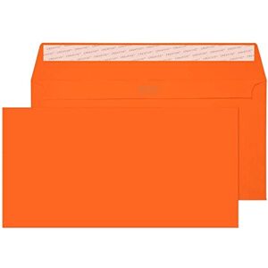 Blake Creative Colour DL+ 114 x 229 mm 120 gsm Peel & Seal Wallet Envelopes (205) Pumpkin Orange Pack of 500 Blake Creative Colour DL+ 114 x 229 mm 120 gsm Peel & Seal Wallet Envelopes (205) Pumpkin Orange Pack of 500