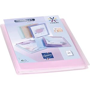 Viquel Propysoft Customisable Document Cover A4 Format Binding 120 Views (60 Pockets) Transparent and Smooth Pockets Translucent Pink Viquel Propysoft Customisable Document Cover A4 Format Binding 120 Views (60 Pockets) Transparent and Smooth Pockets Translucent Pink