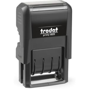 Trodat Printy 4820 Self Inking Date Stamp, Day Month Year, 10 Year Date Band, 25 x 4 mm Impression, Black Ink, Office Document Dater Trodat Printy 4820 Self Inking Date Stamp, Day Month Year, 10 Year Date Band, 25 x 4 mm Impression, Black Ink, Office Document Dater