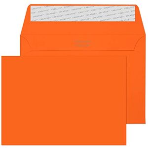 Blake Creative Colour C6 114 x 162 mm 120 gsm Peel & Seal Wallet Envelopes (105) Pumpkin Orange Pack of 500 Blake Creative Colour C6 114 x 162 mm 120 gsm Peel & Seal Wallet Envelopes (105) Pumpkin Orange Pack of 500