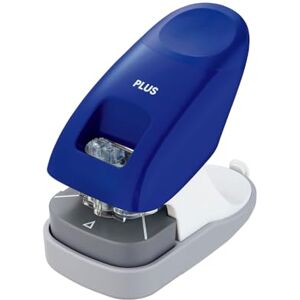 PLUS Japan, Staple-Free Stapler Desktop Model Blue, 10 Sheet Capacity, 1 Piece Pack (1 x 1 Stapler) PLUS Japan, Staple-Free Stapler Desktop Model Blue, 10 Sheet Capacity, 1 Piece Pack (1 x 1 Stapler)