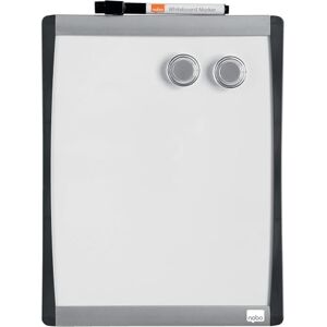 Nobo Mini Magnetic Whiteboard With Arched Frame, Wall Mountable, Includes Whiteboard Pen, Magnets & Foam Adhesive Pads, Home/ Office, 215 x 280 mm, White, 1903778 Nobo Mini Magnetic Whiteboard With Arched Frame, Wall Mountable, Includes Whiteboard Pen, Magnets & Foam Adhesive Pads, Home/ Office, 215 x 280 mm, White, 1903778