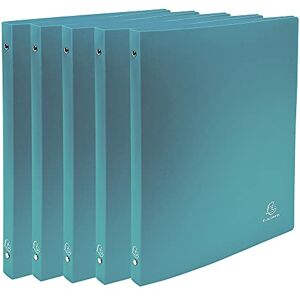 Exacompta ref. 51183SE Set of 5 flexible OPAK binders 4 round rings, diameter 15 mm Spine 20 mm External dimensions: 32 x 25 cm A4 file format Colour: dark green Exacompta ref. 51183SE Set of 5 flexible OPAK binders 4 round rings, diameter 15 mm Spine 20 mm External dimensions: 32 x 25 cm A4 file format Colour: dark green
