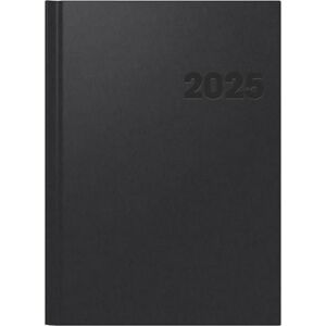 BRUNNEN Book Calendar Model 781 (2025), 2 Pages = 1 Week, A4, 144 Pages, Balacron Cover, Black BRUNNEN Book Calendar Model 781 (2025), 2 Pages = 1 Week, A4, 144 Pages, Balacron Cover, Black