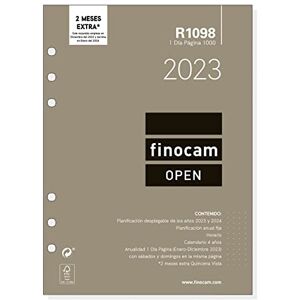 Finocam Annual Refill 2023 Open 1 Day Page January 2023 December 2023 (12 months) Spanish R1098 Finocam Annual Refill 2023 Open 1 Day Page January 2023 December 2023 (12 months) Spanish R1098