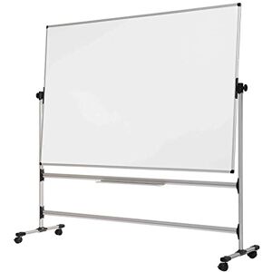 Bi-Office Earth Revolving Whiteboard, Melamine, Mobile Board with Aluminium Frame, 120 x 90 cm Bi-Office Earth Revolving Whiteboard, Melamine, Mobile Board with Aluminium Frame, 120 x 90 cm