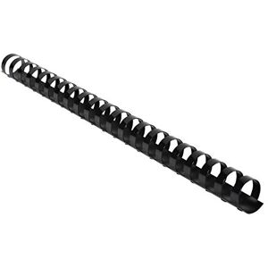 Exacompta Ref 75601E Binding Combs 20mm Thick, 21 Rings, Suitable for A4 Documents, Holds Approx. 150-210 Sheets, Made from PVC Material Black (Pack of 100) Exacompta Ref 75601E Binding Combs 20mm Thick, 21 Rings, Suitable for A4 Documents, Holds Approx. 150-210 Sheets, Made from PVC Material Black (Pack of 100)