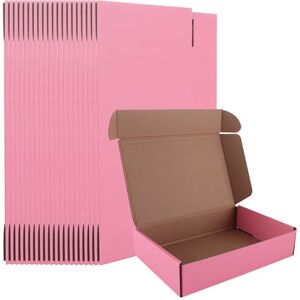 ASelected 30 Pack Shipping Boxes, Corrugated Cardboard Mailing Box,9X6X2In (230X150X50Mm) Gift Boxes For Packaging, For Posting Mailing Small Business,Pink ASelected 30 Pack Shipping Boxes, Corrugated Cardboard Mailing Box,9X6X2In (230X150X50Mm) Gift Boxes For Packaging, For Posting Mailing Small Business,Pink