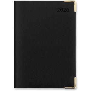 Letts of London Connoisseur A5 week to view 2026 diary Black 26-TC3XBK Letts of London Connoisseur A5 week to view 2026 diary Black 26-TC3XBK