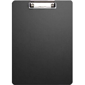 BXGH A4 Clipboard Plastic Clipboard File Folder for A4 Paper Clipboard for Restaurant Office School Black BXGH A4 Clipboard Plastic Clipboard File Folder for A4 Paper Clipboard for Restaurant Office School Black
