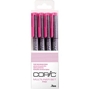 Copic Multiliner Coloured Marker Pen pink Set 4 pcs. assorted, For Art & Crafts, Colouring, Graphics, Highlighter, Design, Anime, Professional & Beginners, Art Supplies & Colouring Books Copic Multiliner Coloured Marker Pen pink Set 4 pcs. assorted, For Art & Crafts, Colouring, Graphics, Highlighter, Design, Anime, Professional & Beginners, Art Supplies & Colouring Books