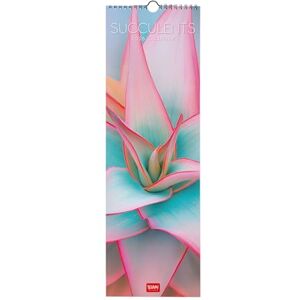 LEGAMI Wall Calendar 2026, Succulents, Small Wall Calendar, 12 Months and Yearly Planner, in 6 Languages, Space for Notes, Zodiac Signs, International Holidays, 16 x 49 cm LEGAMI Wall Calendar 2026, Succulents, Small Wall Calendar, 12 Months and Yearly Planner, in 6 Languages, Space for Notes, Zodiac Signs, International Holidays, 16 x 49 cm