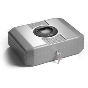 Durable 178257 Cash Box EuroBoxx (with 2 Keys, incl. Counting Board and Note compartments) Silver-Grey, 352 x 120 x 276 mm (WxHxD) Durable 178257 Cash Box EuroBoxx (with 2 Keys, incl. Counting Board and Note compartments) Silver-Grey, 352 x 120 x 276 mm (WxHxD)