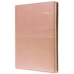 Collins Valour 2026 12 Month Calendar Year Planner, Day-To-Page with Hourly Appointments Diary, A5 Rose Gold (VAL251.49-26) Collins Valour 2026 12 Month Calendar Year Planner, Day-To-Page with Hourly Appointments Diary, A5 Rose Gold (VAL251.49-26)