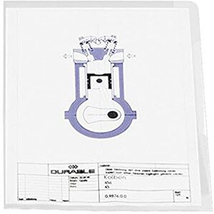 Durable A4 120 mu Polypropylene Pockets Transparent Durable A4 120 mu Polypropylene Pockets Transparent
