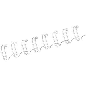 Fellowes 8mm Wire Binding Combs, 100 Pack White Fellowes 8mm Wire Binding Combs, 100 Pack White
