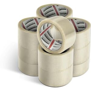Merrimen Strong Heavy Duty Roll Pack Fragile Packaging Tape, Secure Sticky Sealing Tape for Parcel Boxes, Moving Boxes, Large Postal Bags for Long Term Storage, (48MM x 66M) (12 rolls, Clear) Merrimen Strong Heavy Duty Roll Pack Fragile Packaging Tape, Secure Sticky Sealing Tape for Parcel Boxes, Moving Boxes, Large Postal Bags for Long Term Storage, (48MM x 66M) (12 rolls, Clear)