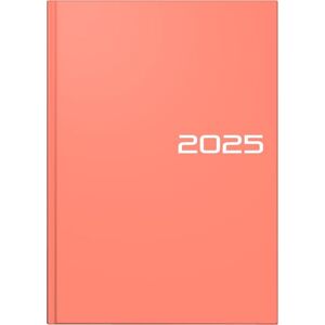BRUNNEN Book calendar model 795 (2025), 1 page = 1 day, A5, 352 pages, graphic cover, salmon BRUNNEN Book calendar model 795 (2025), 1 page = 1 day, A5, 352 pages, graphic cover, salmon
