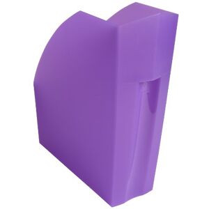 Exacompta Ref 18019D Magazine File 292 x 110 x 320mm in Size, Suitable for A4+ Documents, Stable, Large Storage Capacity, Conical Shape for Handling Purple (Pack of 3) Exacompta Ref 18019D Magazine File 292 x 110 x 320mm in Size, Suitable for A4+ Documents, Stable, Large Storage Capacity, Conical Shape for Handling Purple (Pack of 3)
