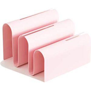 U Brands Metal Letter Sorter, Desktop Accessory, Arc Collection, Pink U Brands Metal Letter Sorter, Desktop Accessory, Arc Collection, Pink