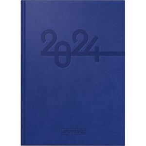 BRUNNEN Daily Calendar Model 798 2024 Desk Planner Yearly Planner, 1 Page = 1 Day, Sheet Size 14 x 20.6 cm, Blue BRUNNEN Daily Calendar Model 798 2024 Desk Planner Yearly Planner, 1 Page = 1 Day, Sheet Size 14 x 20.6 cm, Blue