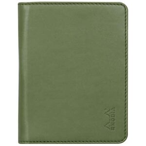 Rhodia 211003C rama Clipboard and Document Holder Booklet N°11 Sage for Notepads or A7 Size Notebooks (7.4 x 10.5 cm) Premium Italian Faux Leather rama Collection Rhodia 211003C rama Clipboard and Document Holder Booklet N°11 Sage for Notepads or A7 Size Notebooks (7.4 x 10.5 cm) Premium Italian Faux Leather rama Collection