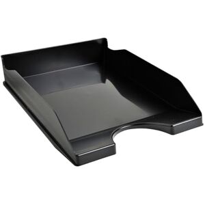 Exacompta Ref 123014D ECOBlack EcoTray Letter Tray 345 x 255 x 65mm in Size, Suitable for A4+ Documents, Holds Approx. 500 Sheets, Stackable Vertically Black (Pack of 10) Exacompta Ref 123014D ECOBlack EcoTray Letter Tray 345 x 255 x 65mm in Size, Suitable for A4+ Documents, Holds Approx. 500 Sheets, Stackable Vertically Black (Pack of 10)