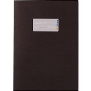 HERMA 7089 Paper Notebook Covers DIN A5 with Labelling Field Made of Strong Recycled Recycled Waste Paper and Rich Colours Set of 10 Exercise Book Protectors for School Books Brown HERMA 7089 Paper Notebook Covers DIN A5 with Labelling Field Made of Strong Recycled Recycled Waste Paper and Rich Colours Set of 10 Exercise Book Protectors for School Books Brown
