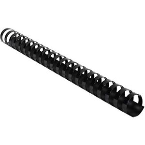 Exacompta Ref 75701E Binding Combs 25mm Thick, 21 Rings, Suitable for A4 Documents, Holds Approx. 150-210 Sheets, Made from PVC Material Black (Pack of 50) Exacompta Ref 75701E Binding Combs 25mm Thick, 21 Rings, Suitable for A4 Documents, Holds Approx. 150-210 Sheets, Made from PVC Material Black (Pack of 50)