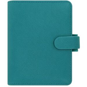Filofax Pocket Saffiano organiser Aquamarine Filofax Pocket Saffiano organiser Aquamarine