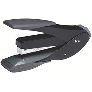 Rexel Easy Touch Low Force Stapler, 30 Sheet Capacity, Flat Clinch Stapling, Half Strip, Includes Staples, Metal Body, Black/Grey, 2102548 Rexel Easy Touch Low Force Stapler, 30 Sheet Capacity, Flat Clinch Stapling, Half Strip, Includes Staples, Metal Body, Black/Grey, 2102548