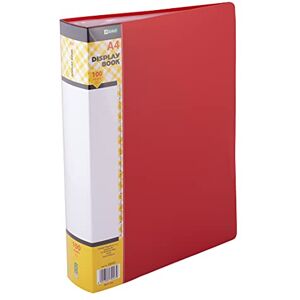 D.RECT Display Book PP A4 100 Pockets Display Folder Solid Presentation Folder Offer Folder Red D.RECT Display Book PP A4 100 Pockets Display Folder Solid Presentation Folder Offer Folder Red