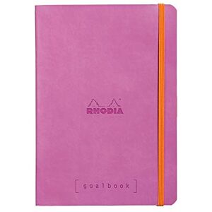 Rhodia 117751C Notebook Bullet Journal Goalbook Lilac A5 14.8 x 21 cm Dotted 240 pages Ivory paper 90 g/m² 2 Ribbons, Elastic closure Leatherette Rhodia 117751C Notebook Bullet Journal Goalbook Lilac A5 14.8 x 21 cm Dotted 240 pages Ivory paper 90 g/m² 2 Ribbons, Elastic closure Leatherette