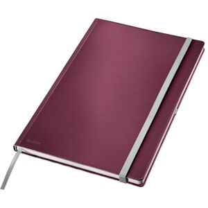 Leitz Style A4 Squared Notebook, Hardcover, 160 Pages, 80 Sheets, FSC-Certified 100 g/m² Paper, Elastic Strap & Bookmark, for Office & Home Office, Red, 44761028 Leitz Style A4 Squared Notebook, Hardcover, 160 Pages, 80 Sheets, FSC-Certified 100 g/m² Paper, Elastic Strap & Bookmark, for Office & Home Office, Red, 44761028