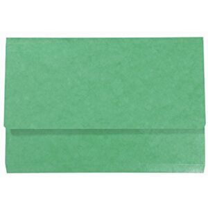 Exacompta Iderama Document Wallets, 265 gsm, Foolscap Dark Green, Pack of 10 Exacompta Iderama Document Wallets, 265 gsm, Foolscap Dark Green, Pack of 10