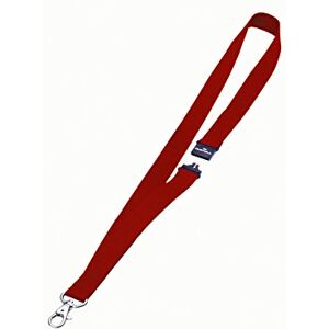 Durable Textile Lanyard 20 mm Red Pack of 10 Necklaces Includes Safety Release Holds a Variety of Badges and Passes Durable Textile Lanyard 20 mm Red Pack of 10 Necklaces Includes Safety Release Holds a Variety of Badges and Passes
