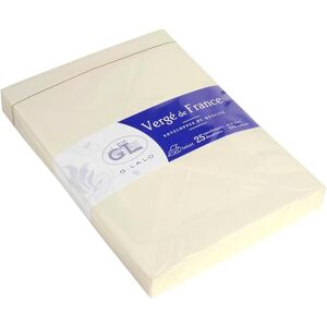 Clairefontaine Lalo 20816L Verge De France. Pack of 25 gummed lined envelopes. Size: C5 16.2x22.9 cm, Laid de France, Ivory, Lined, Correspondence, Sheets, Made in France Clairefontaine Lalo 20816L Verge De France. Pack of 25 gummed lined envelopes. Size: C5 16.2x22.9 cm, Laid de France, Ivory, Lined, Correspondence, Sheets, Made in France