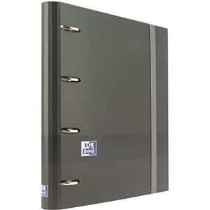 Oxford , 4 Ring Binder A4+, Extra Cover, Rubber Closure and Refill 5 x 5 Grid with 5 Colour Bands, Includes Whiteboard and Sticker Sheets, Black Oxford , 4 Ring Binder A4+, Extra Cover, Rubber Closure and Refill 5 x 5 Grid with 5 Colour Bands, Includes Whiteboard and Sticker Sheets, Black