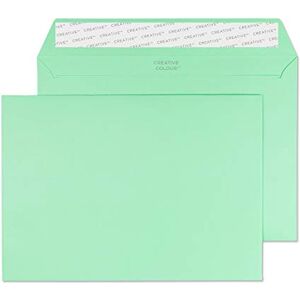 Blake Creative Colour C5 162 x 229 mm 120 gsm Peel & Seal Wallet Envelopes (317) Spearmint Green Pack of 500 Blake Creative Colour C5 162 x 229 mm 120 gsm Peel & Seal Wallet Envelopes (317) Spearmint Green Pack of 500