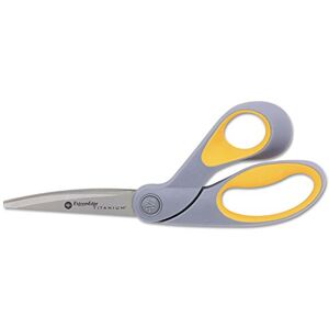 Westcott ExtremEdge Adjustable Tension Titanium Bonded Scissors, 9" Bent, Gray Westcott ExtremEdge Adjustable Tension Titanium Bonded Scissors, 9" Bent, Gray