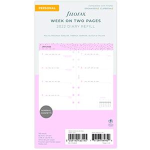 Filofax Personal Confetti Week ON Two PA Filofax Personal Confetti Week ON Two PA