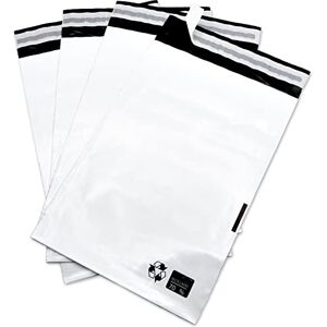 OFITURIA Mailing Bags, Plastic Envelopes for Sending Clothes, Shoes, Accessories etc. Plastic Bags, White Durable and Safe, Packaging Bags for Shipping (Pack of 100, 400 x 500 + 40 mm) OFITURIA Mailing Bags, Plastic Envelopes for Sending Clothes, Shoes, Accessories etc. Plastic Bags, White Durable and Safe, Packaging Bags for Shipping (Pack of 100, 400 x 500 + 40 mm)
