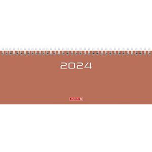 BRUNNEN Weekly calendar model 772 2024, 2 pages = 1 week, sheet size 29.7 x 10.5 cm, coral BRUNNEN Weekly calendar model 772 2024, 2 pages = 1 week, sheet size 29.7 x 10.5 cm, coral