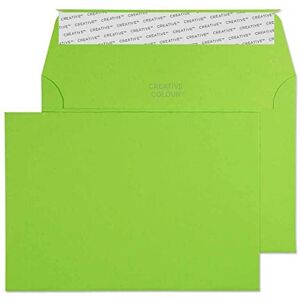 Blake Creative Colour C6 114 x 162 mm 120 gsm Peel & Seal Wallet Envelopes (107) Lime Green Pack of 500 Blake Creative Colour C6 114 x 162 mm 120 gsm Peel & Seal Wallet Envelopes (107) Lime Green Pack of 500