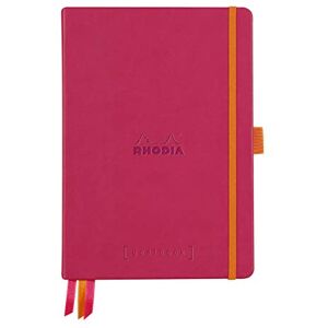 Rhodia Hardcover Goal Book, A5, Dot Raspberry Rhodia Hardcover Goal Book, A5, Dot Raspberry