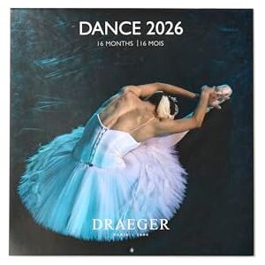 DRAEGER PARIS 1886 Large Wall Calendar 28 x 29 cm 2026 Dance Theme 12 Months FSC Paper Detachable Illustrations DRAEGER PARIS 1886 Large Wall Calendar 28 x 29 cm 2026 Dance Theme 12 Months FSC Paper Detachable Illustrations