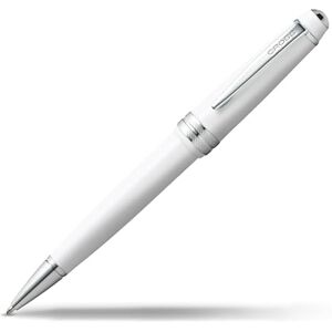 Cross Bailey Light Refillable Click-Off Cap Plastic Ballpoint Pen with Resin Finish, Medium Ballpoint, includes Premium Gift Box and Black Cartridge, 1 Pack, Polished White Cross Bailey Light Refillable Click-Off Cap Plastic Ballpoint Pen with Resin Finish, Medium Ballpoint, includes Premium Gift Box and Black Cartridge, 1 Pack, Polished White