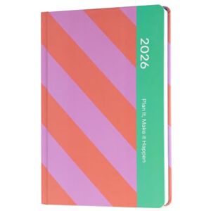 Grupo Erik 2026 Diary A5 Week To View Plan It, Make It Happen A5 Weekly Planner 2026 With Diary Stickers, Pocket, Bookmark, December 2025 December 2026 Cute Planner Grupo Erik 2026 Diary A5 Week To View Plan It, Make It Happen A5 Weekly Planner 2026 With Diary Stickers, Pocket, Bookmark, December 2025 December 2026 Cute Planner